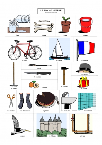 o fermé,phonétique,français,french,bande dessinée,comic strip