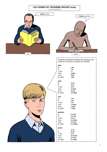 troisième groupe,verbes,verbs,français,french