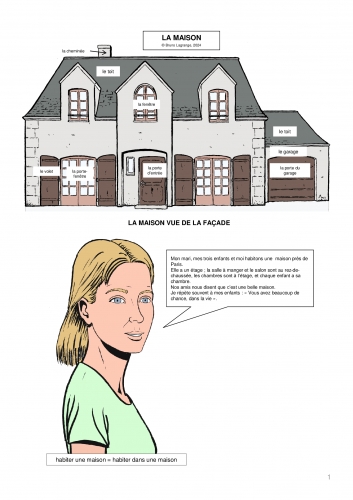 maison, vocabulaire, vocabulary, français, French